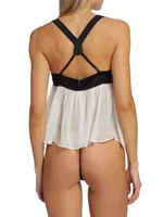 Silk Suspender Cami