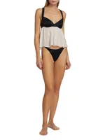 Silk Suspender Cami