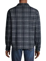 Plaid Sherpa Shirt Jacket