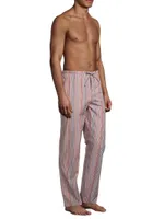 2-Piece T-Shirt & Striped Pants Pajama Set