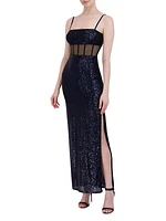 Bustier Sequin Column Gown