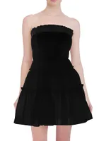 Tulle Corseted Mini Dress