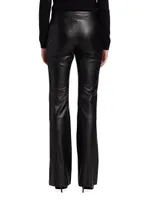 Serge Leather Pants