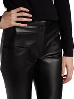 Serge Leather Pants