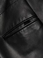 Serge Leather Pants