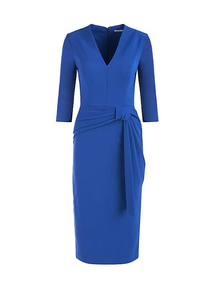 Londyn Crepe Midi Dress