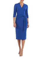 Londyn Crepe Midi Dress