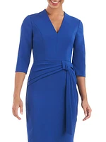 Londyn Crepe Midi Dress