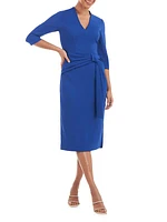 Londyn Crepe Midi Dress