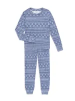 Little Girl's & Fair Isle Sweatshirt