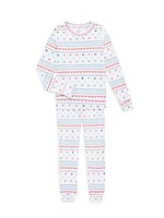 Little Girl's & Girl's Sol Fair Isle Joggers