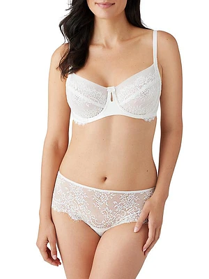 Center Stage Lace & Satin Bra