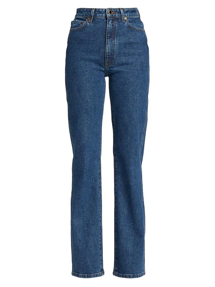 Danielle High-Rise Straight-Leg Jeans