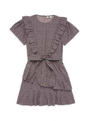 Little Girl's & Girl's Charlotte Ruffle-Trimmed Dress