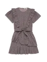 Little Girl's & Charlotte Ruffle-Trimmed Dress