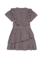 Little Girl's & Charlotte Ruffle-Trimmed Dress