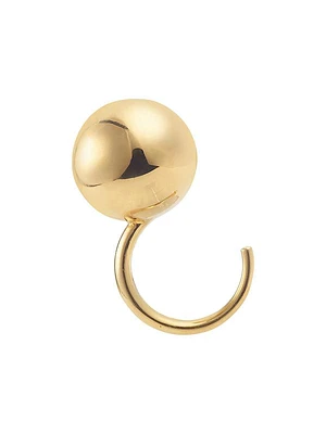 14K Yellow Gold Ball Ring