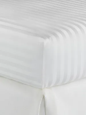 Soprano Stripe Sateen Fitted Sheet