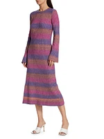 Axon Rib-Knit Midi-Dress