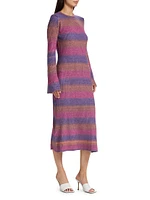 Axon Rib-Knit Midi-Dress