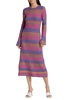 Axon Rib-Knit Midi-Dress