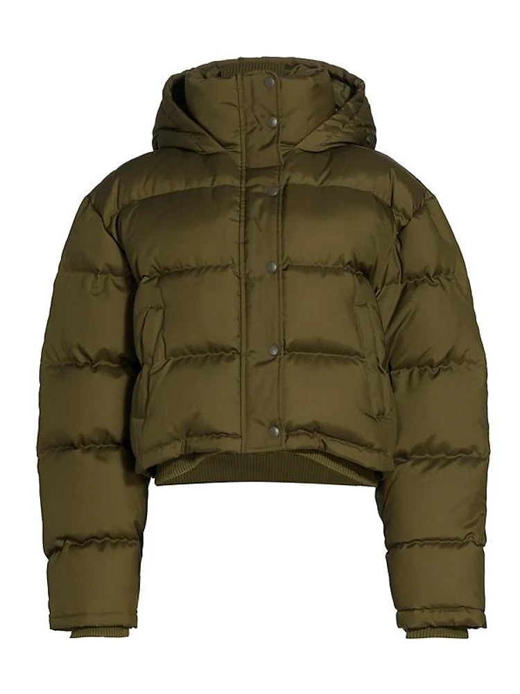 Cropped Down Puffer Jacket