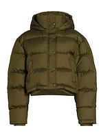 Cropped Down Puffer Jacket