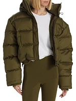 Cropped Down Puffer Jacket