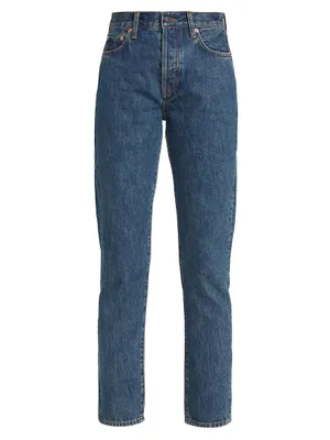 Mid-Rise Slim Jeans