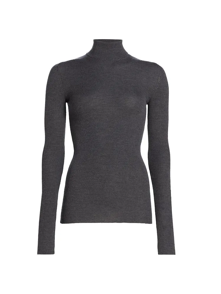 Merino Wool Turtleneck Sweater