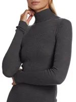 Merino Wool Turtleneck Sweater