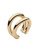 Double Essential 10K-Gold-Plated Ring