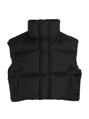 Cropped Puffer Vest