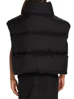 Cropped Puffer Vest