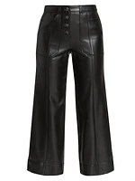 Benji Faux Leather Cropped Pants