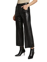 Benji Faux Leather Cropped Pants