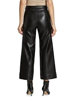 Benji Faux Leather Cropped Pants