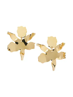 Paper Lily 14K-Gold-Plated Small Drop Earrings