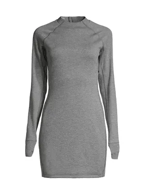 Nova Mock Turtleneck Body-Con Minidress