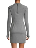 Nova Mock Turtleneck Body-Con Minidress