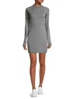 Nova Mock Turtleneck Body-Con Minidress