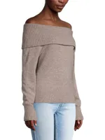 Cashmere Bardot Sweater