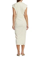 Tiberio Wrap Midi-Dress