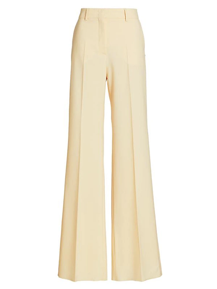 Oxalis Wide-Leg Wool Trousers