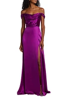 Magnolia Off-The-Shoulder Corset Gown