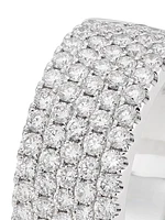 14K White Gold & 1.52 TCW Diamond Band