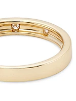 14K Yellow Gold & 0.07 TCW Diamond Band