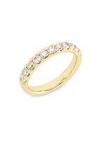 14K Yellow Gold & 0.9 TCW Diamond Ring