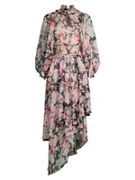 Astrid Floral Asymmetrical Dress