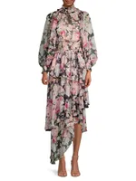 Astrid Floral Asymmetrical Dress